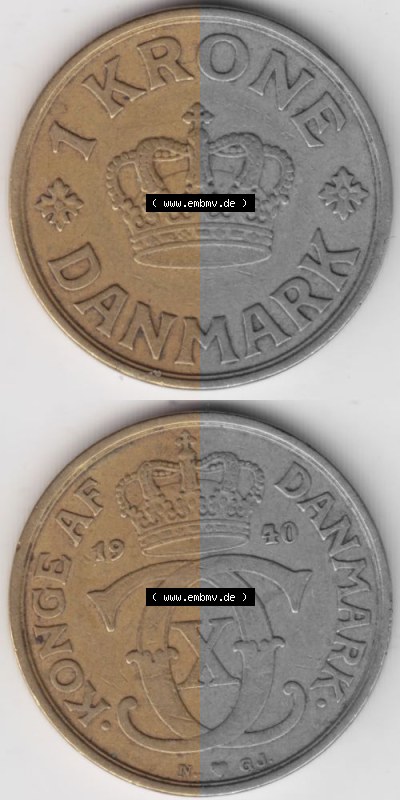 Umlaufmünze aus Dänemark Sammlung
