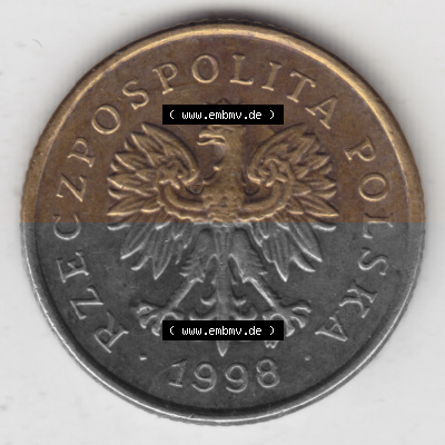 Münzen Polen Umlaufmünze 1990-2014, 5 Groszy 1998 (1) Sammlung