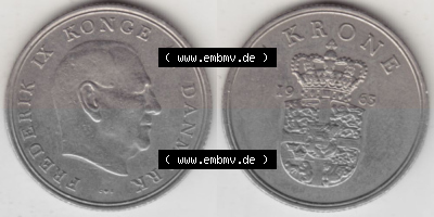 Umlaufmünze aus Dänemark Sammlung