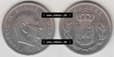 Umlaufmünze aus Dänemark Sammlung