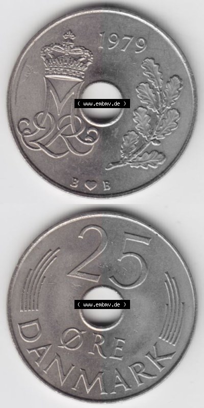 Umlaufmünze aus Dänemark Sammlung