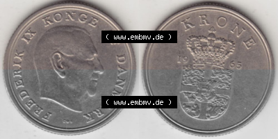 Umlaufmünze aus Dänemark Sammlung