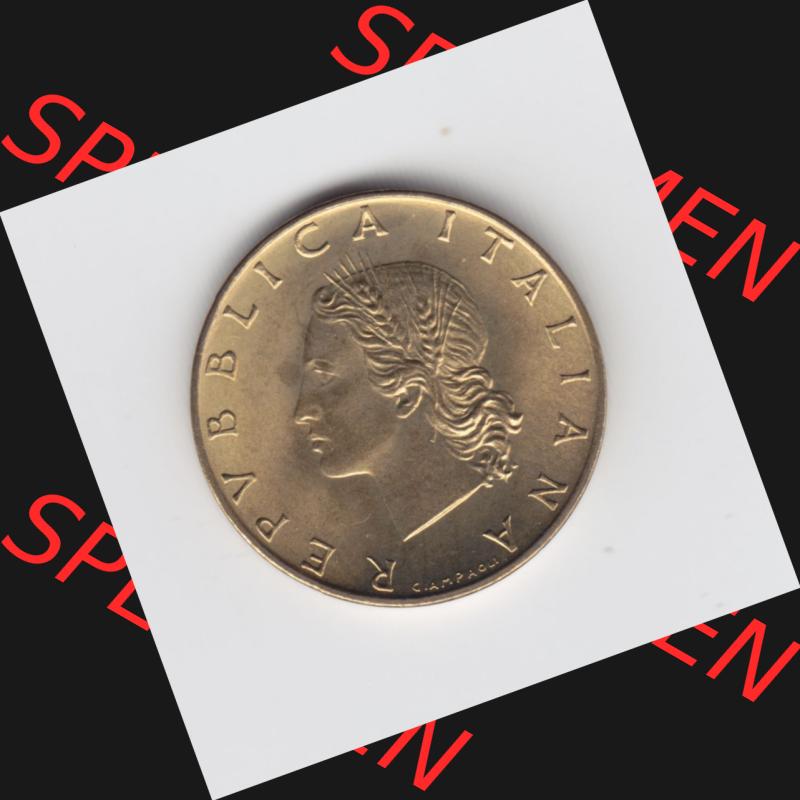 Münzen Italien Umlaufmünze 1956-2001, 20 Lira bzw. Lire 1991. Vorderseite der alten italienischen Münze aus Italien in der italienischen Lira-Währung zum katalogisieren... Sammlung