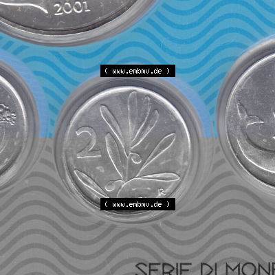 Münze aus Italien in der italienischen Lira-Währung Sammlung