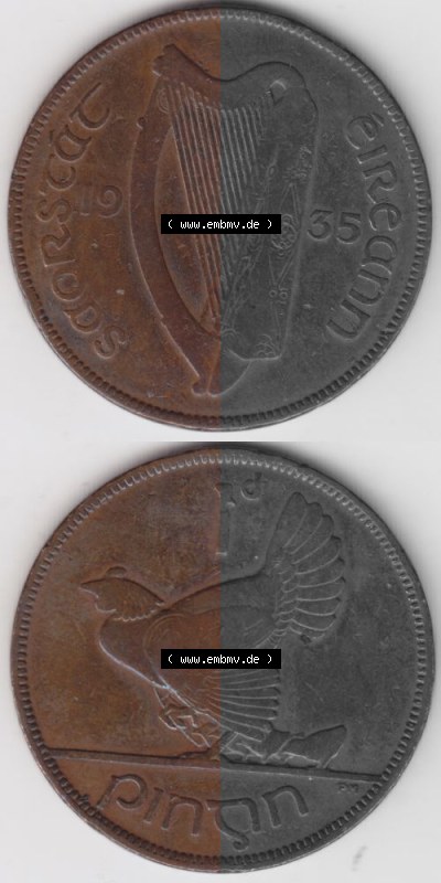 Umlaufmünze aus Irland in Irische Pfund-Währung Sammlung