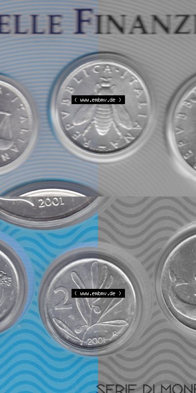 Münze aus Italien in der italienischen Lira-Währung Sammlung