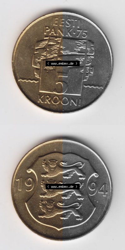 Umlaufmünze aus Estland Sammlung