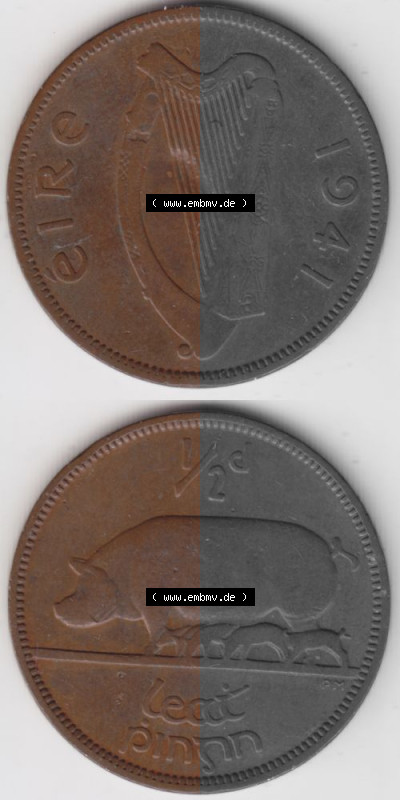 Umlaufmünze aus Irland in Irische Pfund-Währung Sammlung