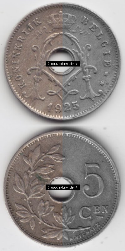 Belgien vor Einführung der Euromünzen in Belgien Sammlung