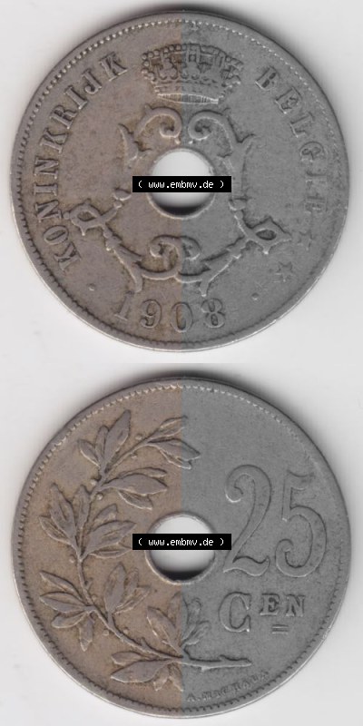 Belgien vor Einführung der Euromünzen in Belgien Sammlung