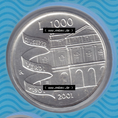 Münze aus Italien in der italienischen Lira-Währung Sammlung