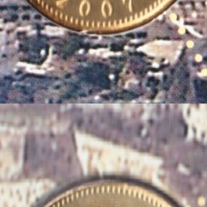 Ausschnitt zur Qualitätsprüfung vom Digitalen Bild Qualität