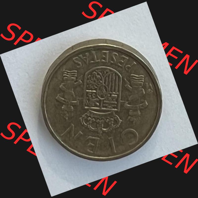 Münzen aus Spanien Bild (0002) 100 Peseta 1984 Sammlung