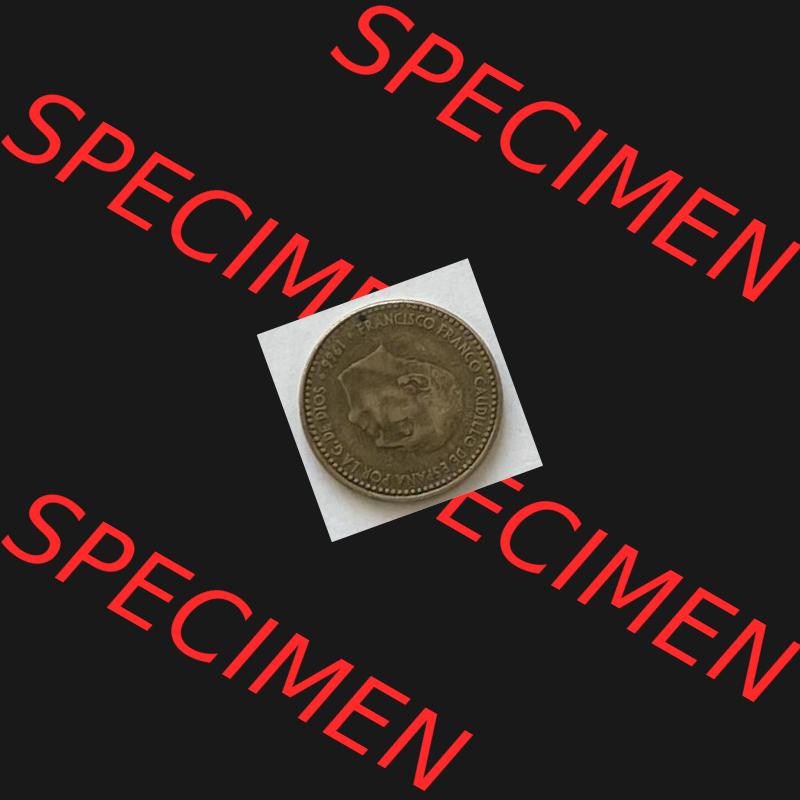 Münzen aus Spanien 1 PTAS 1966 (0011) Sammlung