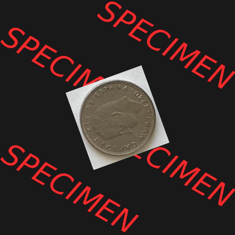 Münzen aus Spanien 25 PTAS 1980 (0010) Sammlung