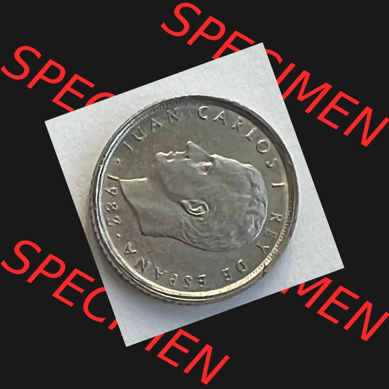 Münzen aus Spanien 2 PTAS 1982 (0006) Sammlung