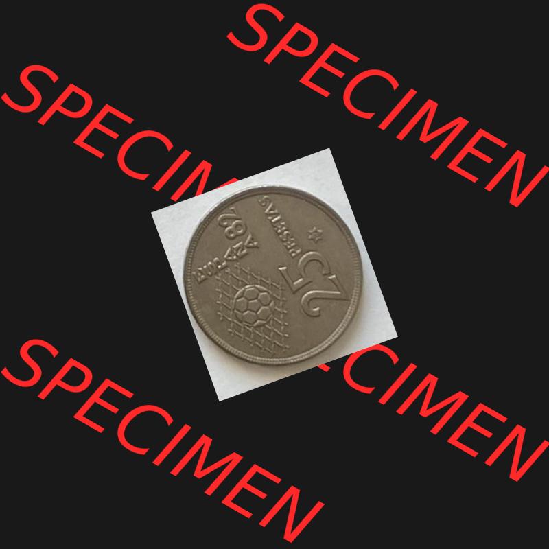 Münzen aus Spanien 25 PTAS 1980 (0009) Sammlung