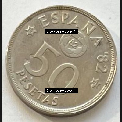 Münzen aus Spanien 50 PTAS 1980 (0016) Sammlung