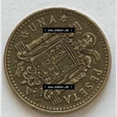Münzen aus Spanien 1 PTAS 1966 (0012) Sammlung
