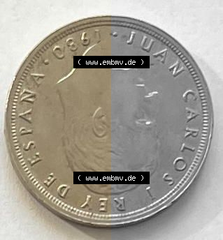 Münzen aus Spanien 50 PTAS 1980 (0015) Sammlung