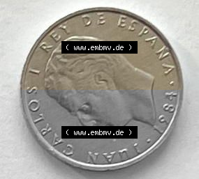 Münzen aus Spanien 2 PTAS 1984 (0014) Sammlung