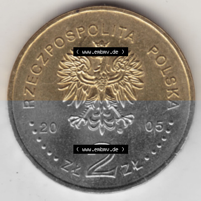 2 Zloty, Stanisław August Poniatowski, Polnische Münze Sammlung