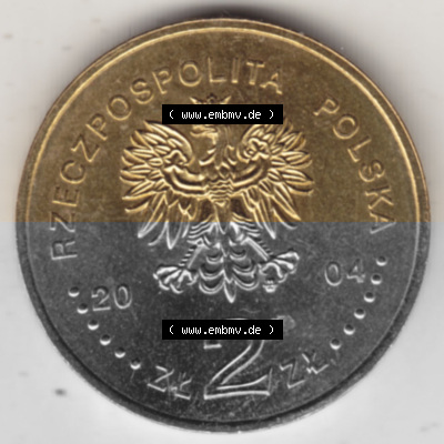 2 Zloty, XXVIII. Olympische Sommerspiele in Athen 2004, Polnische Münze Sammlung