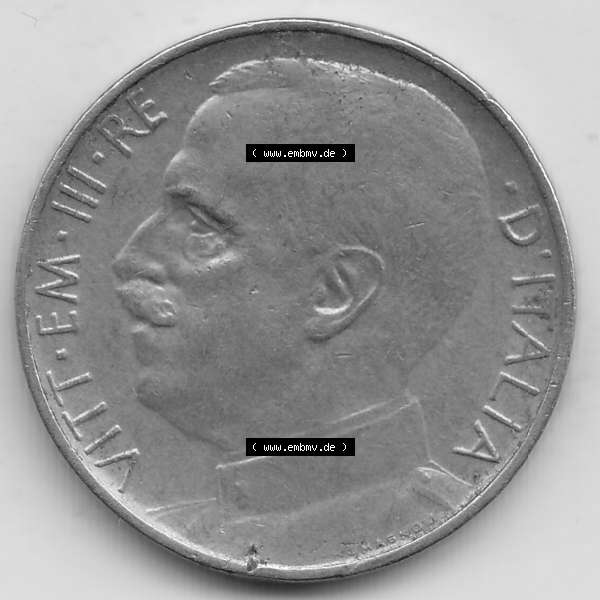 Grau bzw. s/w Alte Münzen KMS Italien / Italia, Kursmünzensatz - Zusammenstellung 1908-1943, mit Münze 1919-1935, 50 Centesimi, Cent Viktor Emanuel III. , VITT... Sammlung Graustufen