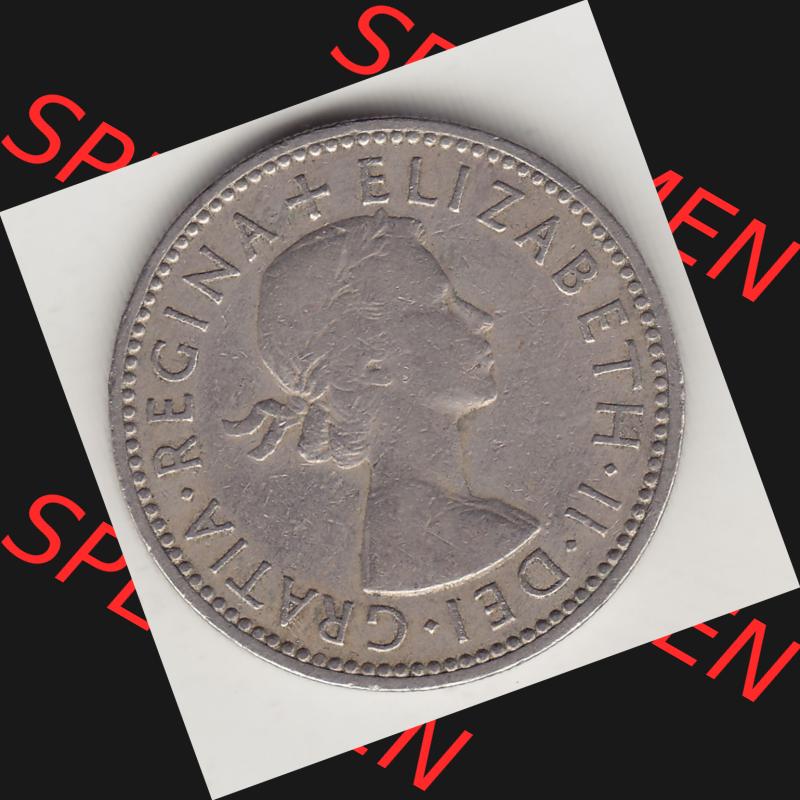 Münzen Großbritannien Umlaufmünze 1954-1970, 1 Schilling - Shilling, 1956-1 Wappen mit einen Löwen (1) Sammlung