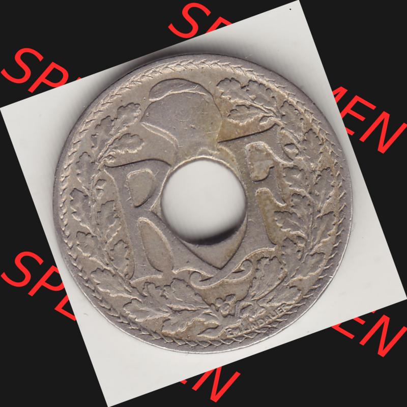 Münzen Frankreich Umlaufmünze 1917-1938, 10 Centimes - Cmes 1923. Vorderseite der alten französischen Umlaufmünze 10 Cmes - Centimes - Cent aus Frankreich in der Francs-Währung... Sammlung