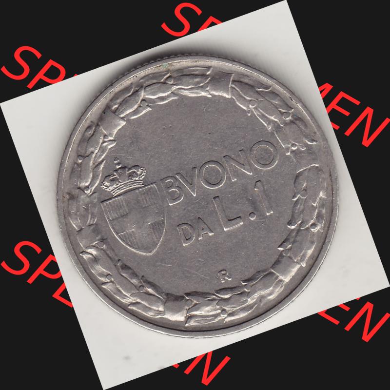Alte Münzen KMS Italien / Italia, Kursmünzensatz - Zusammenstellung 1908-1943, mit Münze 1922-1935, 1 Lire, Lira, A MOTTI INC G ROMAGNOLI ITALIA 1922-1.... Sammlung