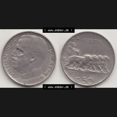 Alte Münzen KMS Italien / Italia, Kursmünzensatz - Zusammenstellung 1908-1943, mit Münze 1919-1935, 50 Centesimi, Cent Viktor Emanuel III. , VITT... Sammlung