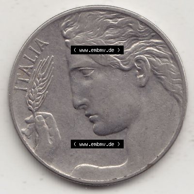 Alte Münzen KMS Italien / Italia, Kursmünzensatz - Zusammenstellung 1908-1943, mit Münze 1908-1935, 20 C. Centesimi, Cent, 1920-1. Vorderseite... Sammlung