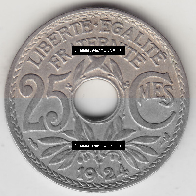 Umlaufmünze 10 Cmes - Centimes - Cent aus Frankreich in der Francs-Währung Sammlung