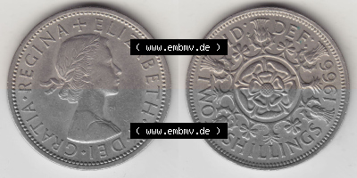 Münze aus Großbritannien Sammlung