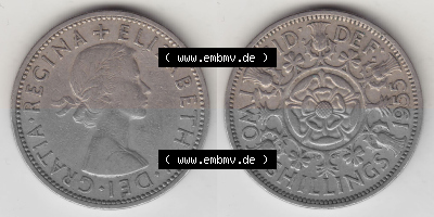 Münze aus Großbritannien Sammlung