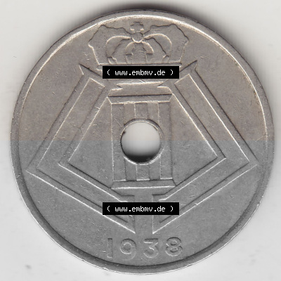 Münze 1938-1939, 25 C, Centime, BELGIQUE - BELGIE 1938 Sammlung
