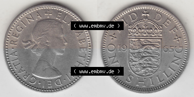 Münze aus Großbritannien Sammlung