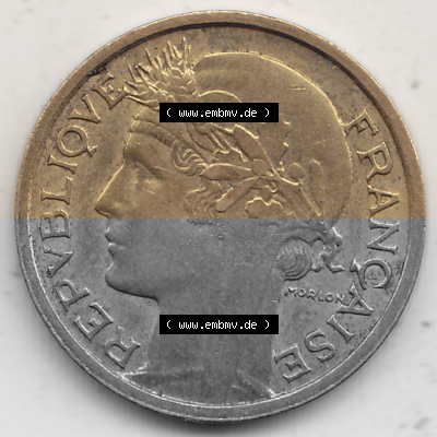 Alte Münzen KMS Frankreich, aus Kursmünzensatz-Zusammenstellung der Jahre 1917-1952, mit der Münze 1931-1947, 50 Centimes,... Sammlung