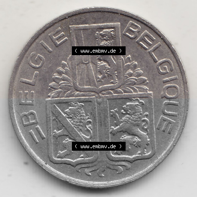 Münze 1939-1940, 1 FR, Franken, BELGIE - BELGIQUE 1940 Sammlung