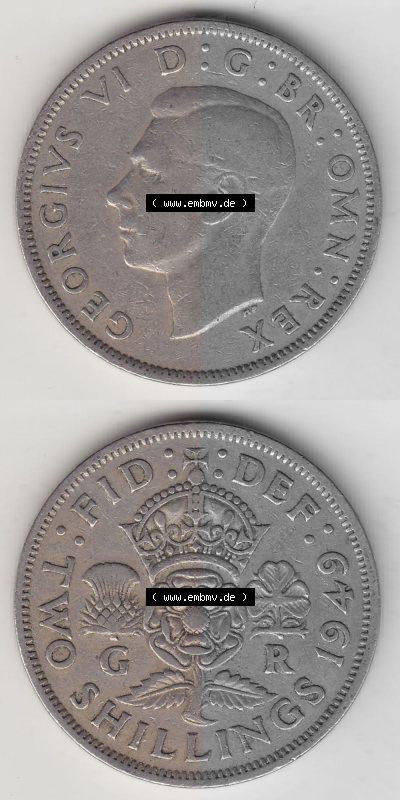 Münze aus Großbritannien Sammlung