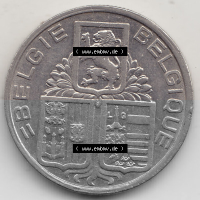 Münze 1938-1939, 5 Franken, FR, Francs, BELGIE - BELGIQUE 1939 Sammlung