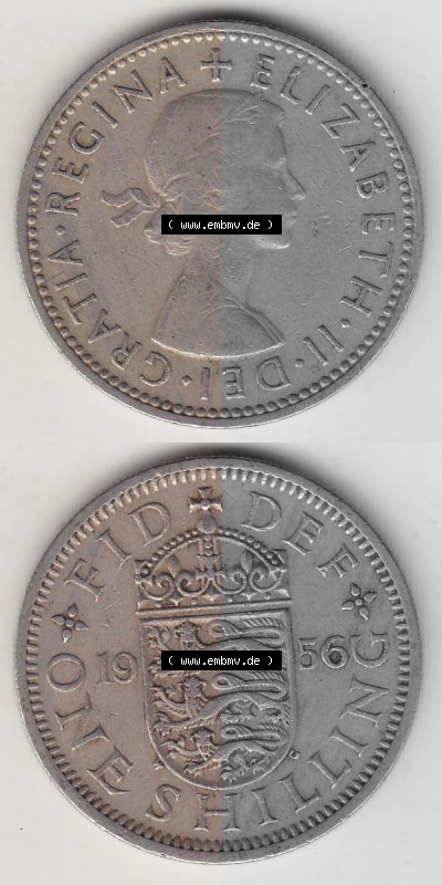 Münze aus Großbritannien Sammlung