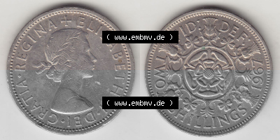 Münze aus Großbritannien Sammlung