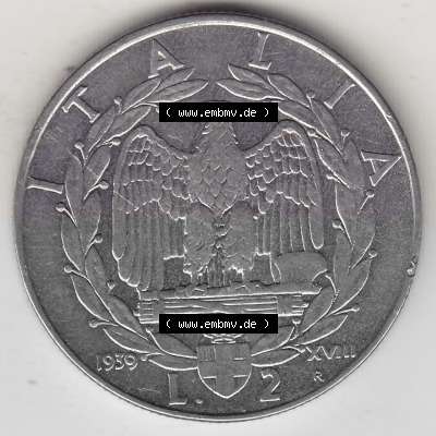 Alte Münzen KMS Italien / Italia, Kursmünzensatz - Zusammenstellung 1908-1943, mit Münze 1939-1943, 2 Lire, Lira, Viktor Emanuael... Sammlung