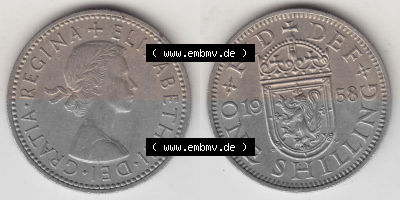 Münze aus Großbritannien Sammlung