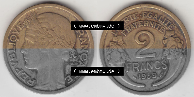 Umlaufmünze aus Frankreich in der Francs-Währung Sammlung