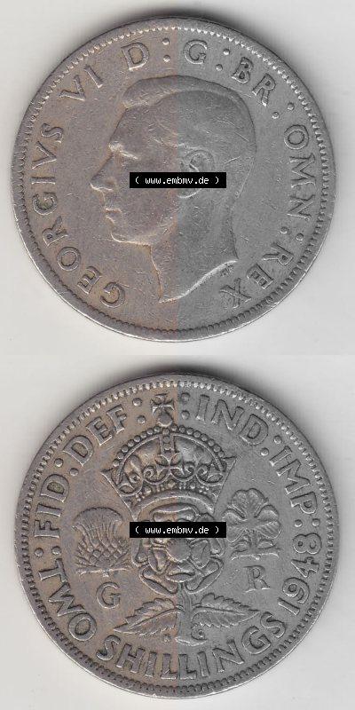 Münze aus Großbritannien Sammlung