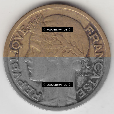 Umlaufmünze aus Frankreich in der Francs-Währung Sammlung
