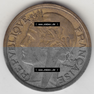 Umlaufmünze aus Frankreich in der Francs-Währung Sammlung